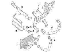 Automatic Transmission Oil Cooler Bracket