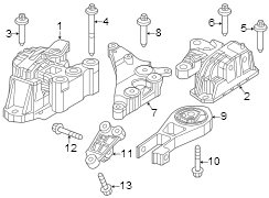 Engine / transaxle. Engine & TRANS mounting.