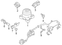 Console. Electrical components.