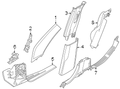 Body A-Pillar Trim Panel