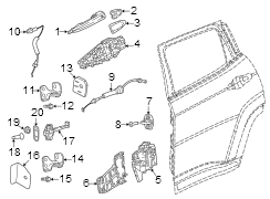 Door Latch Bracket