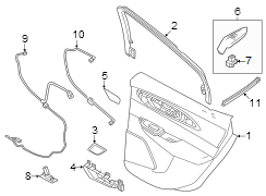 Door Window Molding (Rear, Upper)