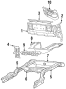 Rail. Frame Bracket. Park Brake rein. Reinforcement. Side. (Rear)