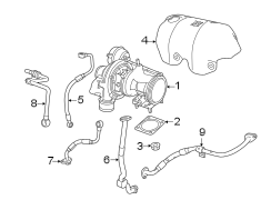 TURBOCHARGER & COMPONENTS.