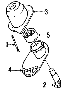 Image of SHAFT. Signal lever. image