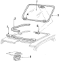 Glass AND frame seal. Glass panel seal. Weatherstrip. 