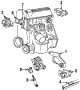 ENGINE / TRANSAXLE. ENGINE & TRANS MOUNTING.