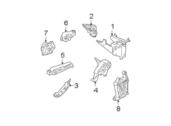 ENGINE / TRANSAXLE. ENGINE & TRANS MOUNTING.