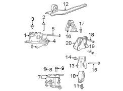 ENGINE / TRANSAXLE. ENGINE & TRANS MOUNTING.