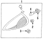 Image of Grommet. Included in headlamp. image for your 1994 Dodge Stealth   