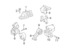 ENGINE / TRANSAXLE. ENGINE & TRANS MOUNTING.