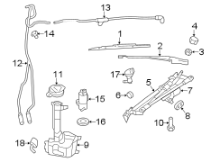 WINDSHIELD. WIPER & WASHER COMPONENTS.