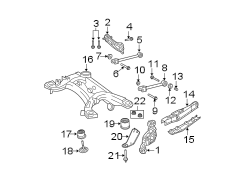 REAR SUSPENSION. SUSPENSION COMPONENTS.