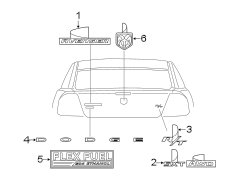 TRUNK LID. EXTERIOR TRIM.