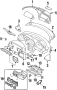 Cover. Panel. (Upper, Lower). Instrument Panel Cover.