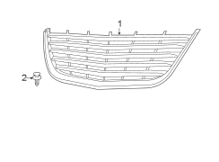 FRONT BUMPER. GRILLE & COMPONENTS.