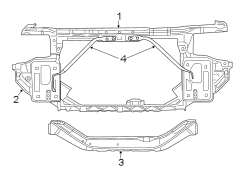 RADIATOR SUPPORT.