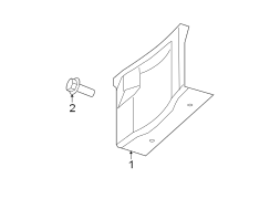 RADIATOR SUPPORT. SPLASH SHIELDS.