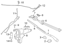 WINDSHIELD. WIPER & WASHER COMPONENTS.