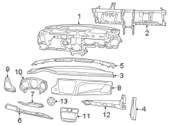 INSTRUMENT PANEL COMPONENTS.