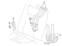 RESTRAINT SYSTEMS. REAR SEAT BELTS.