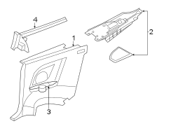 QUARTER PANEL. INTERIOR TRIM.