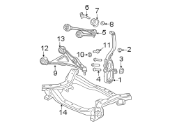 FRONT SUSPENSION. SUSPENSION COMPONENTS.