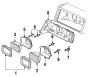 FRONT LAMPS. HEADLAMP COMPONENTS.