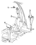 RESTRAINT SYSTEMS. FRONT SEAT BELTS.