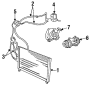 Bracket. Mount. Compressor. Alternator. 