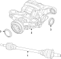 Image of Differential Pinion Seal (Front, Rear) image for your 2017 Ford F-150 5.0L V8 FLEX A/T RWD King Ranch Crew Cab Pickup Fleetside 