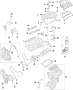 Image of Engine Timing Chain Tensioner image for your 1999 Ford F-150 4.2L Triton V6 A/T RWD Base Extended Cab Pickup Fleetside 