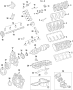 Camshaft & timing. Crankshaft & bearings. Cylinder head & valves. Lubrication. Mounts. Pistons. Rings & bearings.