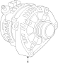 Image of Alternator image for your Chevrolet Silverado  