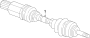 CV Axle Assembly