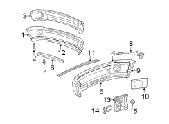 FRONT BUMPER. BUMPER & COMPONENTS.