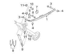 REAR SUSPENSION. SUSPENSION COMPONENTS.