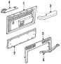 Armrest bracket. 