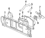 COOLING FAN. RADIATOR & COMPONENTS. RADIATOR SUPPORT.