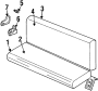 SEATS & TRACKS. REAR SEAT COMPONENTS.