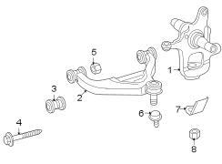 FRONT SUSPENSION. SUSPENSION COMPONENTS.