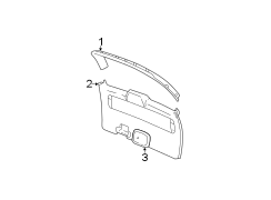 LIFT GATE. INTERIOR TRIM.