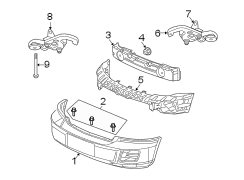 FRONT BUMPER. BUMPER & COMPONENTS.