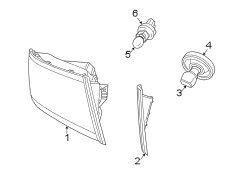 FRONT LAMPS. HEADLAMP COMPONENTS.