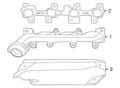 EXHAUST SYSTEM. MANIFOLD.