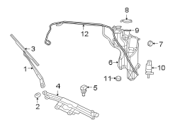 WINDSHIELD. WIPER & WASHER COMPONENTS.