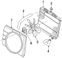 COOLING FAN. RADIATOR & COMPONENTS.