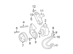 STEERING GEAR & LINKAGE. PUMP & HOSES.