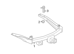 FRAME. TRAILER HITCH COMPONENTS.