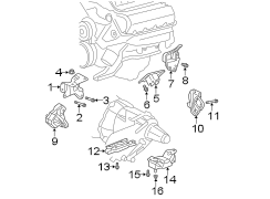 ENGINE & TRANS MOUNTING.